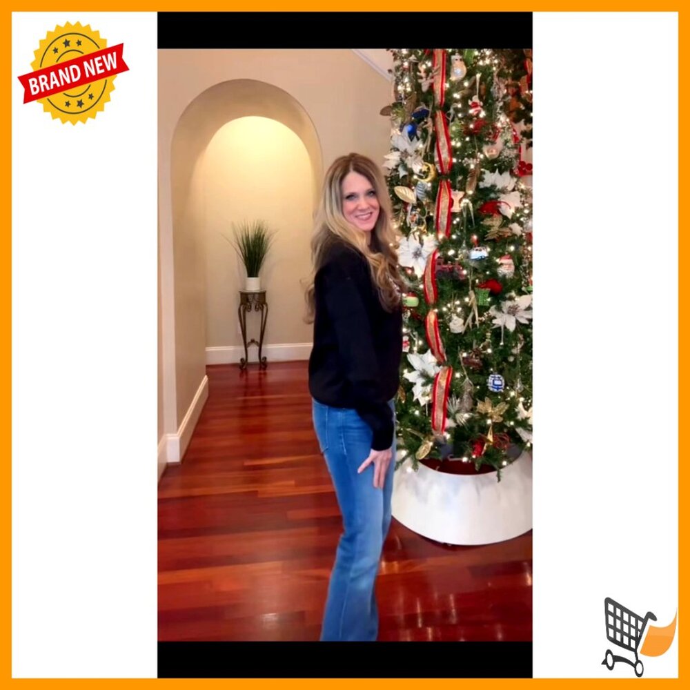 Floral Patchwork Cropped Pullover Sweater Knitted… - image 7